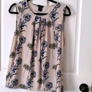 Ann Taylor floral print tank